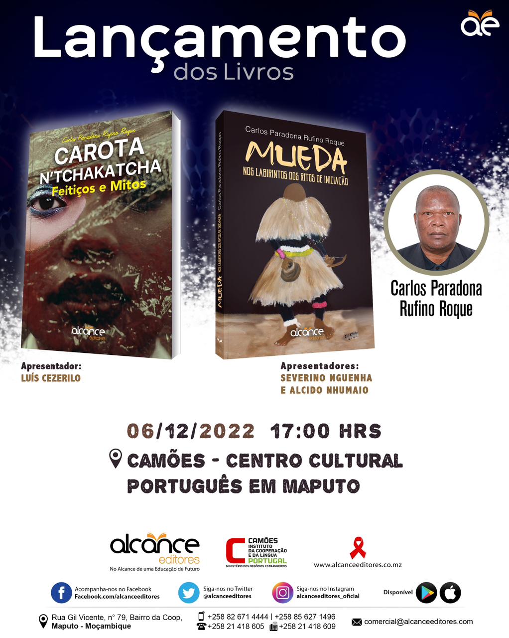 Lancamento livro cartaz