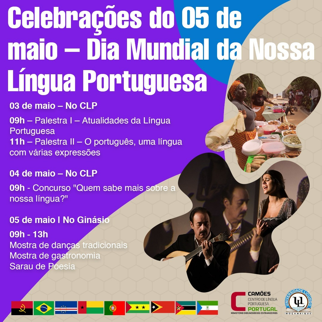 Celebração do Dia Mundial da Língua Portuguesa no CLP BEIRA CCP